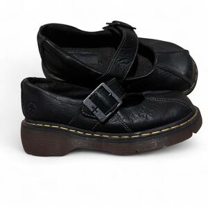 Vintage 90s Daisy Dr Martens Black Mary Jane Shoes Women’s Size 7